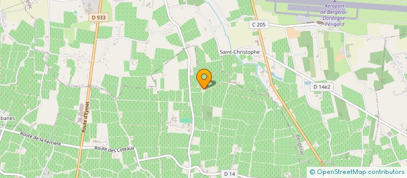 localisation de l'entreprise MONSIEUR HUBERT MARTINET à MONBAZILLAC