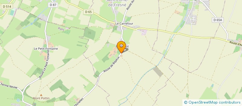 localisation de l'entreprise MONSIEUR HUBERT MARTRAGNY à SAINT-COME-DE-FRESNE