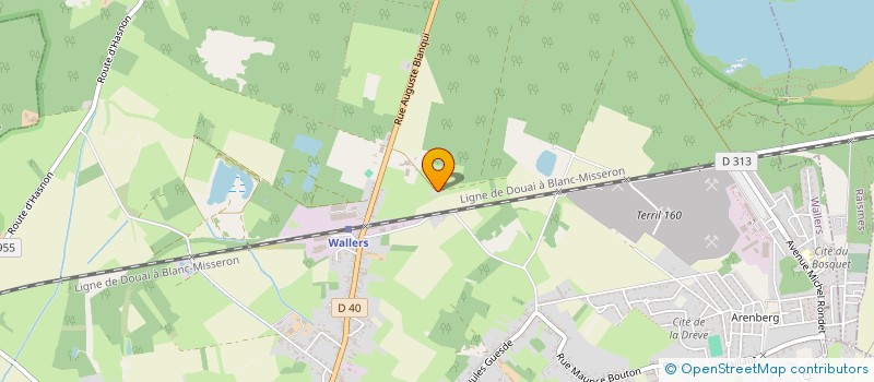 localisation de l'entreprise MONSIEUR HUBERT MASSE  WALLERS