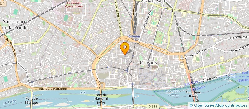 localisation de l'entreprise MONSIEUR HUBERT MASSOT à ORLEANS