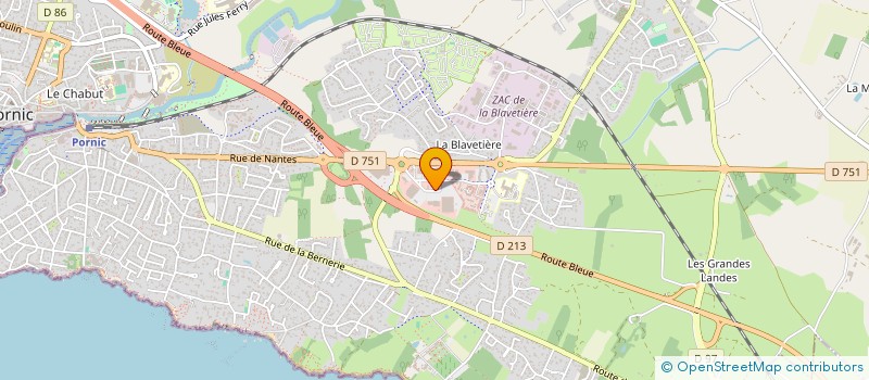 localisation de l'entreprise MONSIEUR HUBERT MATHIEU  PORNIC