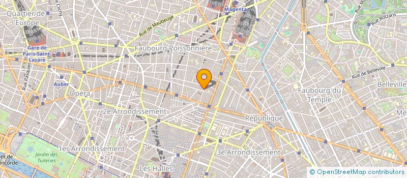 localisation de l'entreprise MONSIEUR HUBERT MATIGNON  PARIS