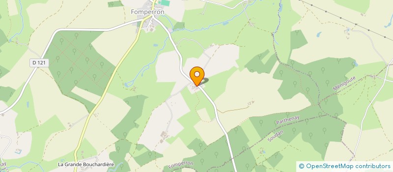 localisation de l'entreprise MONSIEUR HUBERT MAUILLON  FOMPERRON