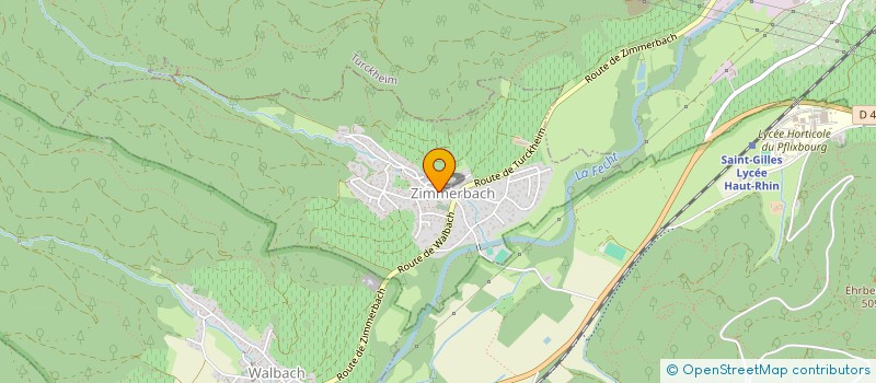 localisation de l'entreprise MONSIEUR HUBERT MAURER  ZIMMERBACH