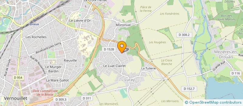 localisation de l'entreprise MONSIEUR HUBERT MAURY à LURAY