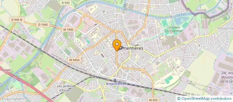 localisation de l'entreprise MONSIEUR HUBERT MBOUNGOU  ARMENTIERES