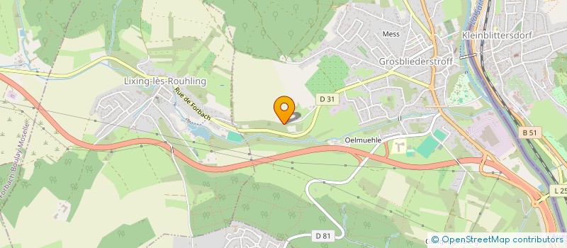 localisation de l'entreprise MONSIEUR HUBERT MICHEL  GROSBLIEDERSTROFF