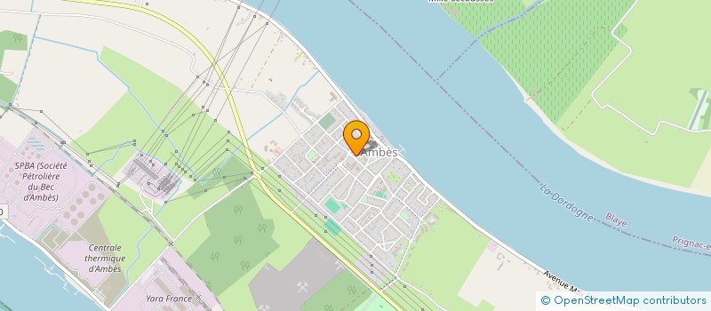 localisation de l'entreprise MONSIEUR HUBERT MOREAUX  AMBES