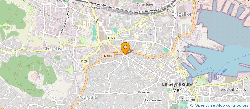 localisation de l'entreprise MONSIEUR HUBERT MORELLON à LA SEYNE-SUR-MER