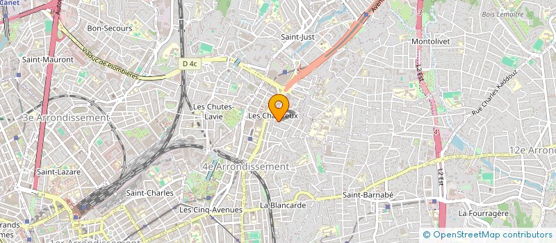 localisation de l'entreprise MONSIEUR HUBERT MORINIERE à MARSEILLE