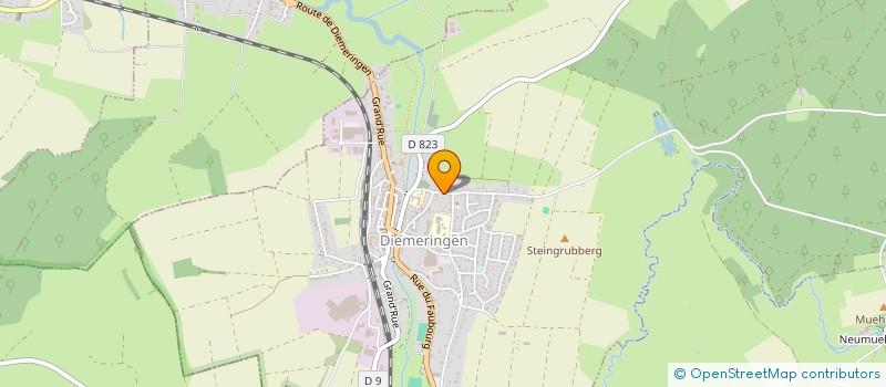 localisation de l'entreprise MONSIEUR HUBERT MULLER  DEHLINGEN