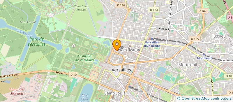 localisation de l'entreprise MONSIEUR HUBERT MUNIER à VERSAILLES