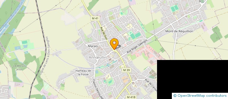 localisation de l'entreprise MONSIEUR HUBERT MURGUET  ANNULLIN