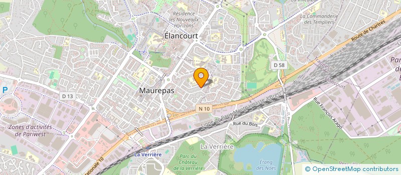 localisation de l'entreprise MONSIEUR HUBERT NANTA  MAUREPAS