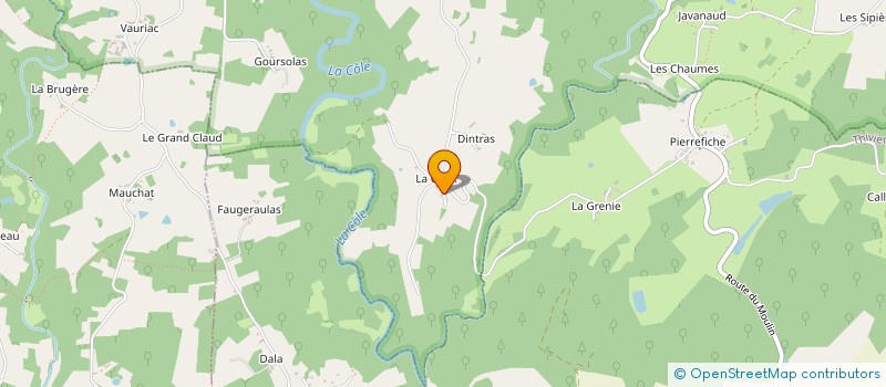 localisation de l'entreprise MONSIEUR HUBERT NANTHIERAS  EYZERAC