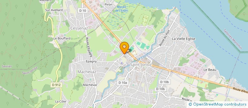 localisation de l'entreprise MONSIEUR HUBERT NAVET à SAINT-JORIOZ