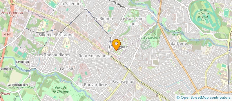 localisation de l'entreprise MONSIEUR HUBERT NGASSA  ORVAULT