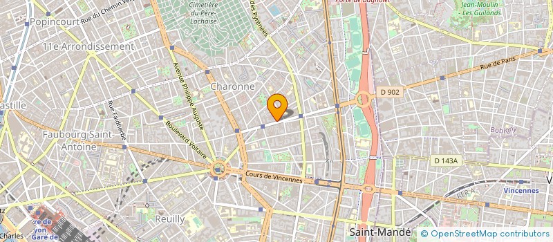 localisation de l'entreprise MONSIEUR HUBERT NGO  VITRY-SUR-SEINE