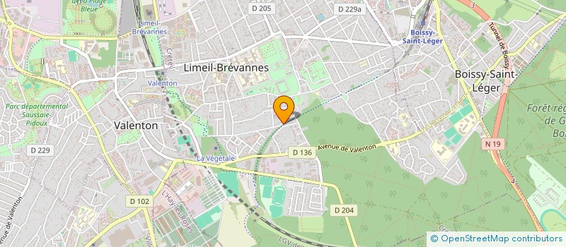 localisation de l'entreprise MONSIEUR HUBERT NGUYEN  LIMEIL-BREVANNES