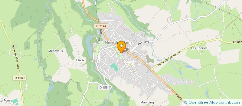 localisation de l'entreprise MONSIEUR HUBERT NIVET  NERIS-LES-BAINS