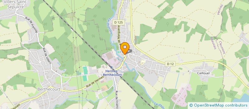 localisation de l'entreprise MONSIEUR HUBERT NORRY  HERMES