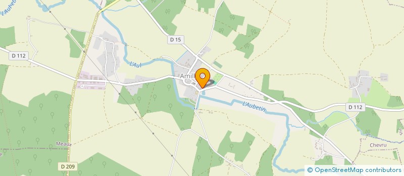 localisation de l'entreprise MONSIEUR HUBERT OLIVIER  AMILLIS