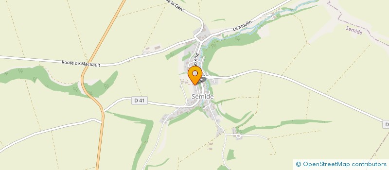 localisation de l'entreprise MONSIEUR HUBERT OUDIN  SEMIDE