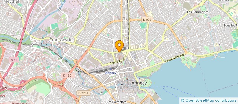 localisation de l'entreprise MONSIEUR HUBERT PASCAL-MOUSSELLARD  ANNECY