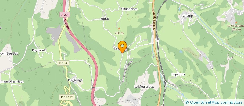 localisation de l'entreprise MONSIEUR HUBERT PATTE à BRIVE LA GAILLARDE