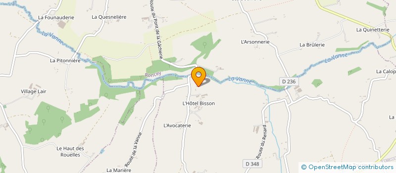 localisation de l'entreprise MONSIEUR HUBERT PEIFFER  LA BALEINE