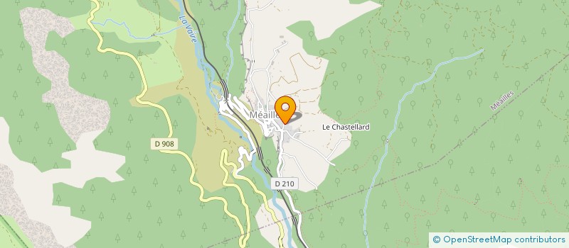 localisation de l'entreprise MONSIEUR HUBERT PELLEGRIN  LE FUGERET