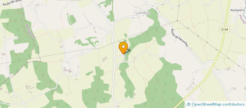 localisation de l'entreprise MONSIEUR HUBERT PENEAU à PLOUIGNEAU