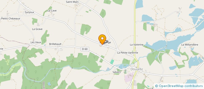 localisation de l'entreprise MONSIEUR HUBERT PENNETIER à DOUADIC