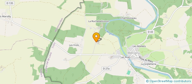 localisation de l'entreprise MONSIEUR HUBERT PEROT à MERIGNY