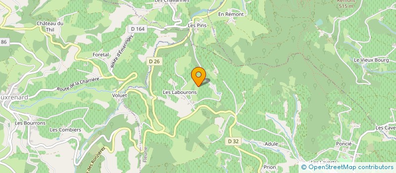 localisation de l'entreprise MONSIEUR HUBERT PERRAUD à FLEURIE