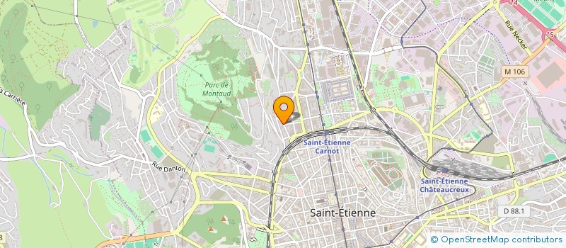 localisation de l'entreprise MONSIEUR HUBERT PERRIN  SAINT-ETIENNE