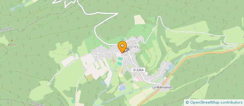 localisation de l'entreprise MONSIEUR HUBERT PESEUX  AMAGNEY