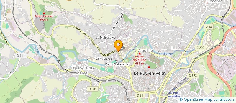 localisation de l'entreprise MONSIEUR HUBERT PETIT à LE PUY-EN-VELAY