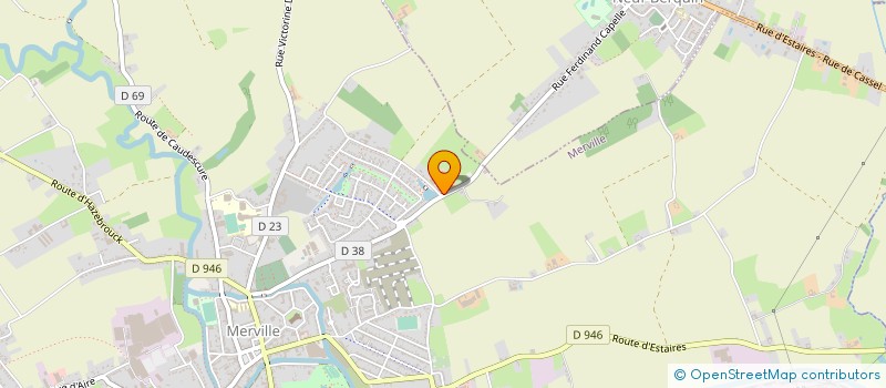 localisation de l'entreprise MONSIEUR HUBERT PETITPREZ  MERVILLE