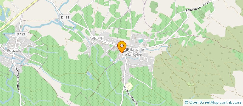 localisation de l'entreprise MONSIEUR HUBERT PEYRONNET  SAINT-BAUZILLE-DE-LA-SYLVE