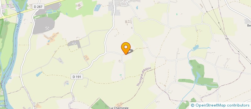 localisation de l'entreprise MONSIEUR HUBERT-PHILIPPE LAMBERT  THORIGNE-D ANJOU