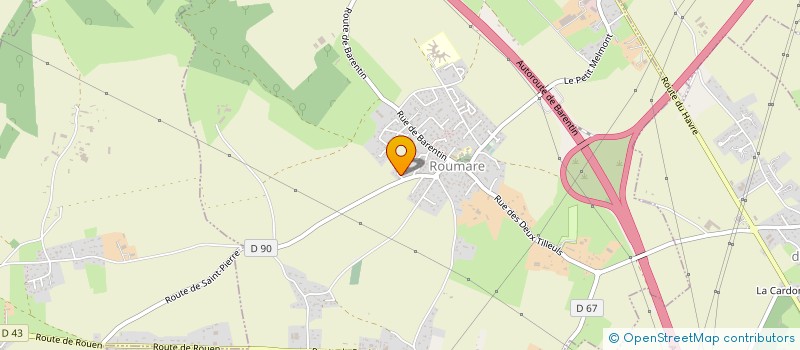 localisation de l'entreprise MONSIEUR HUBERT PHIPPEN  ROUMARE