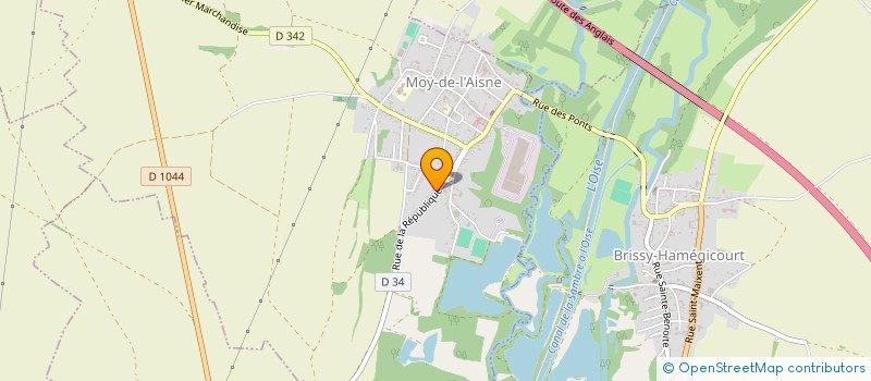 localisation de l'entreprise MONSIEUR HUBERT PIZIEUX à MOY-DE-L'AISNE