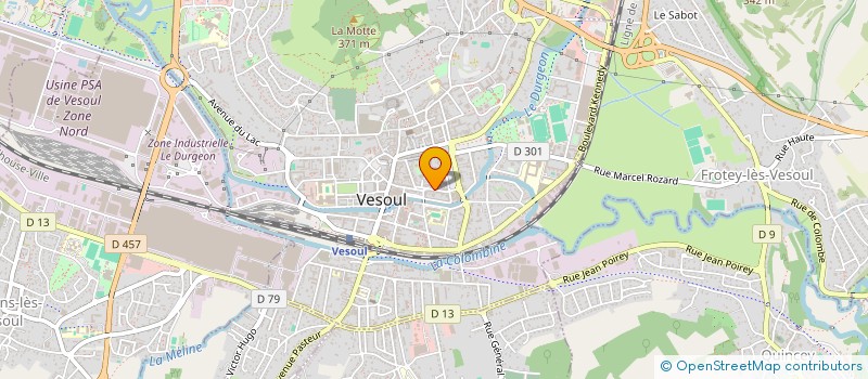 localisation de l'entreprise MONSIEUR HUBERT POINTET  VESOUL