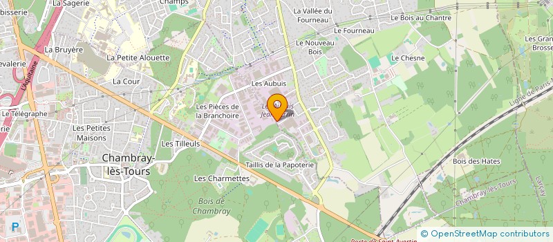 localisation de l'entreprise MONSIEUR HUBERT POUCHARD  SAINT-AVERTIN