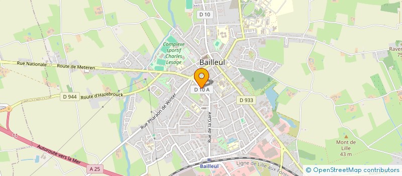 localisation de l'entreprise MONSIEUR HUBERT POUCHELLE à BAILLEUL