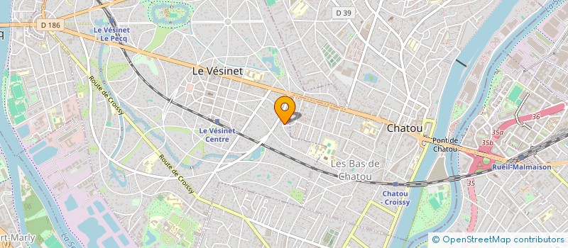 localisation de l'entreprise MONSIEUR HUBERT POULET à LE VESINET