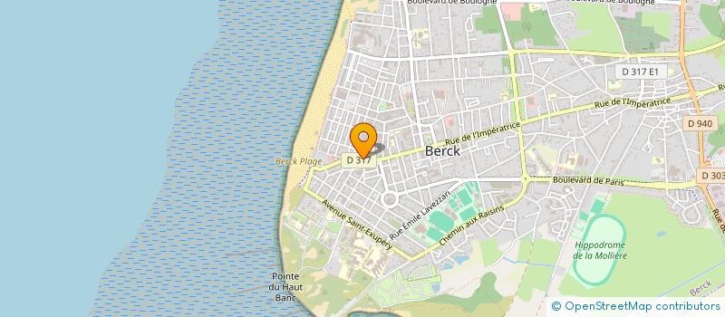 localisation de l'entreprise MONSIEUR HUBERT PREVOST à BERCK