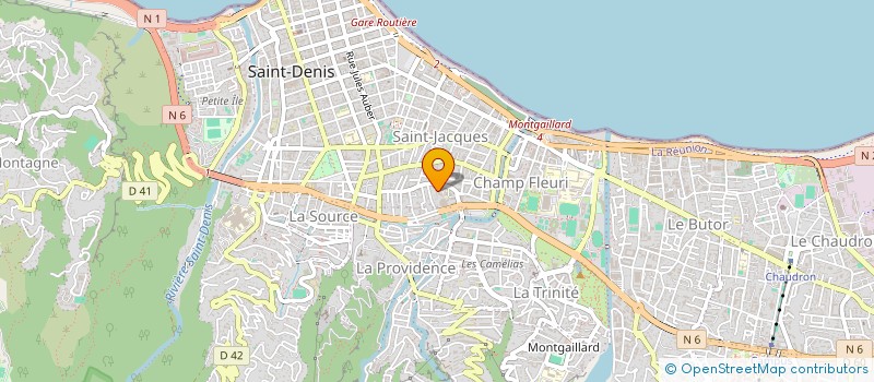 localisation de l'entreprise MONSIEUR HUBERT RAMY à SAINT-DENIS