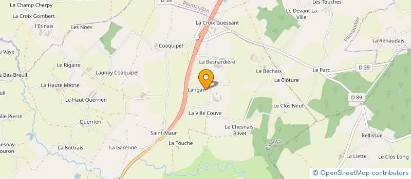 localisation de l'entreprise MONSIEUR HUBERT RENAULT à CAULNES